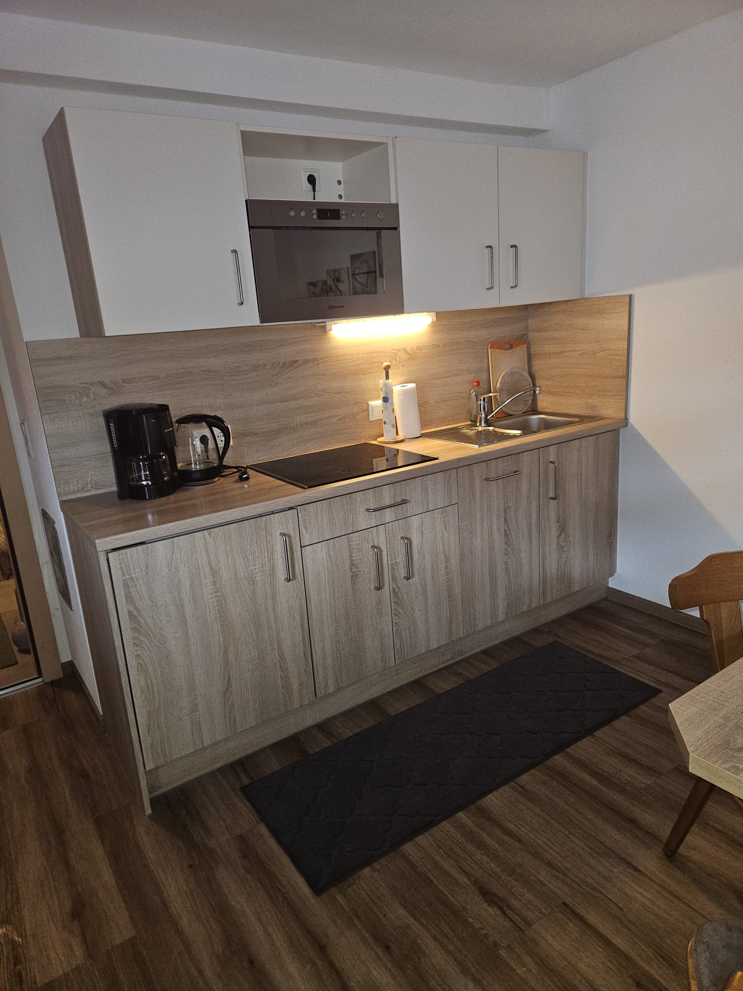 Küchenzeile im Appartement Alpina