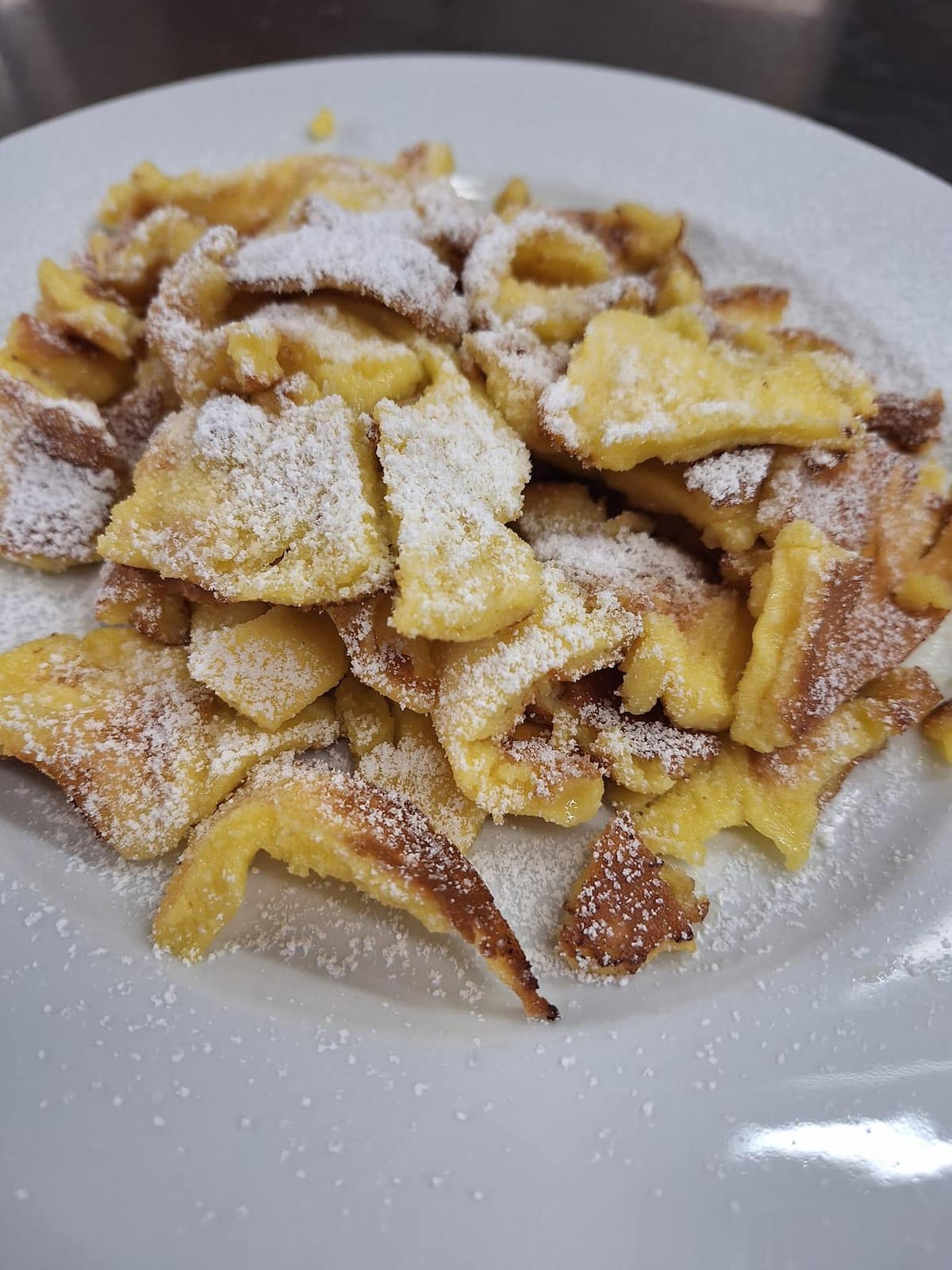 Kaiserschmarrn, frisch zubereitet