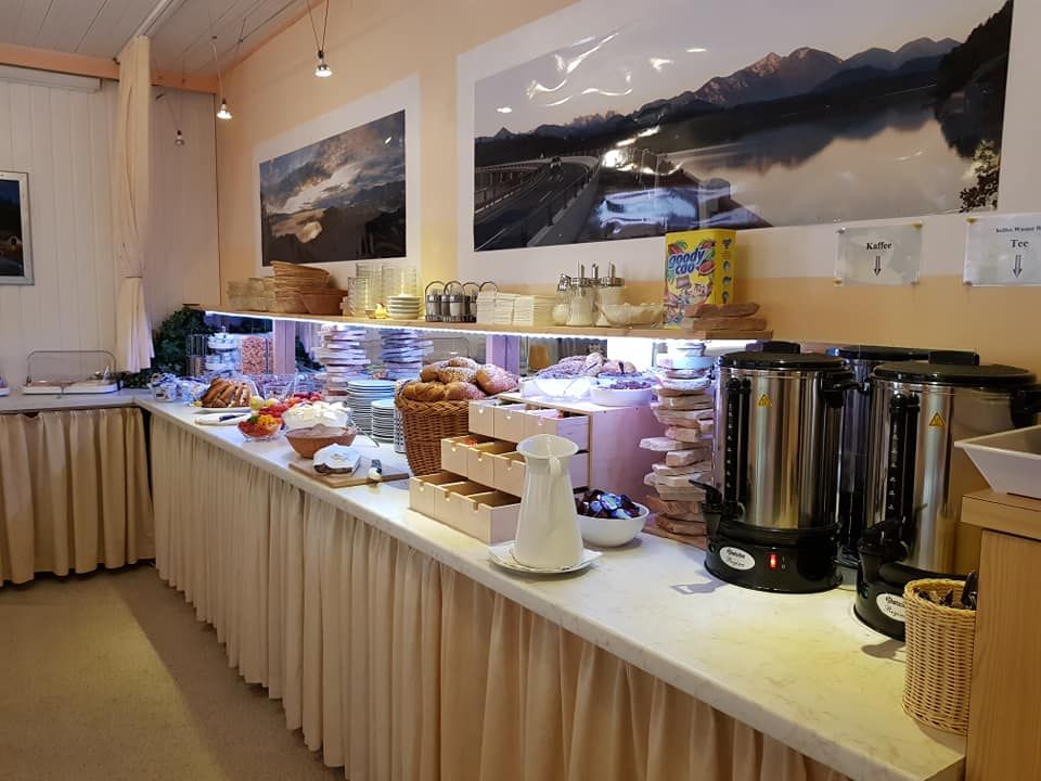 Reichhaltiges Frühstücksbuffet