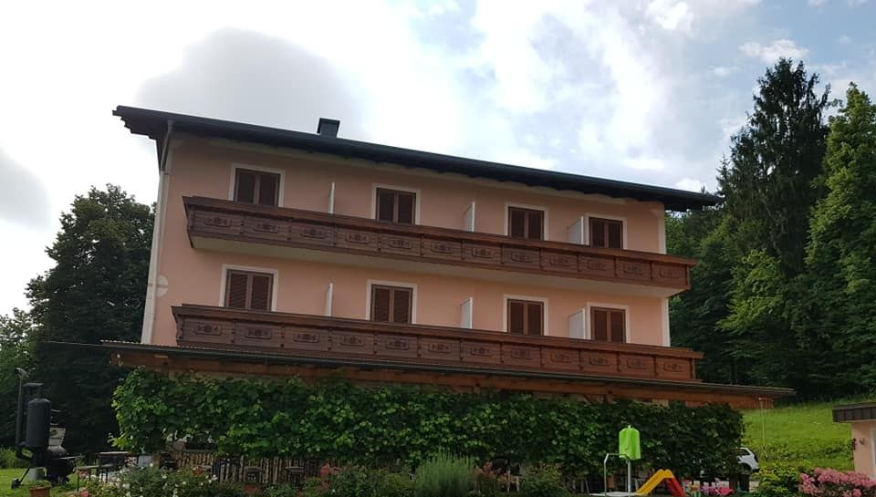 Das Haus vom Garten aus
