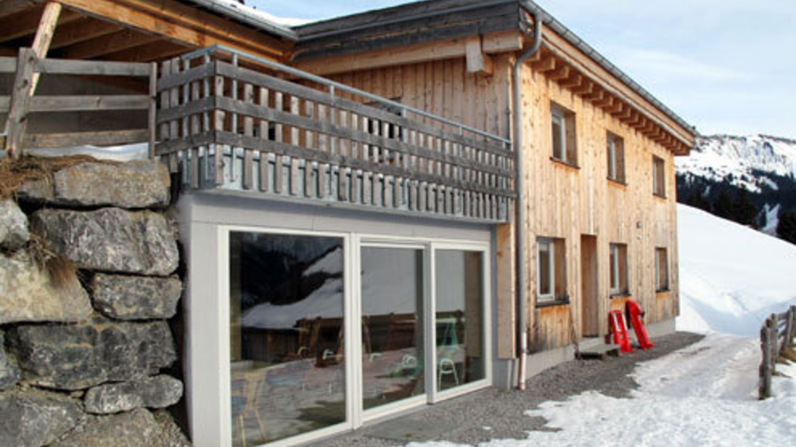 Der Hof im Winter